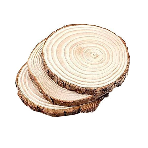 Wooden Slice Round 2 Inch Pack of 3