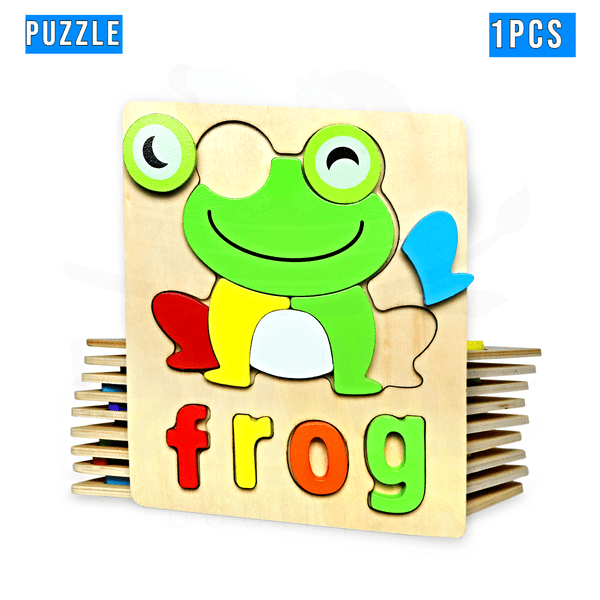 Wooden Toddler Puzzles for Kids Single Piece