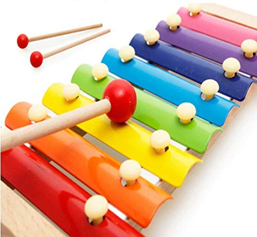 Wooden Xylophone with 8 Notes Musical Toy