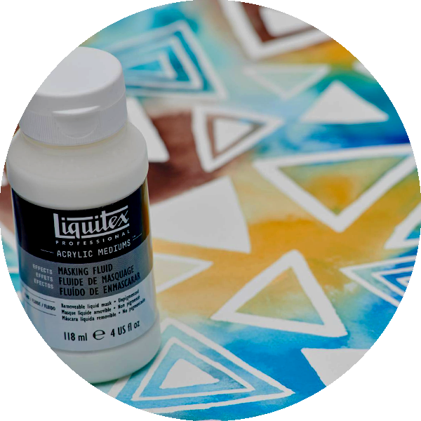 Liquitex Acrylic Masking Fluid Medium 118ml, Transparent