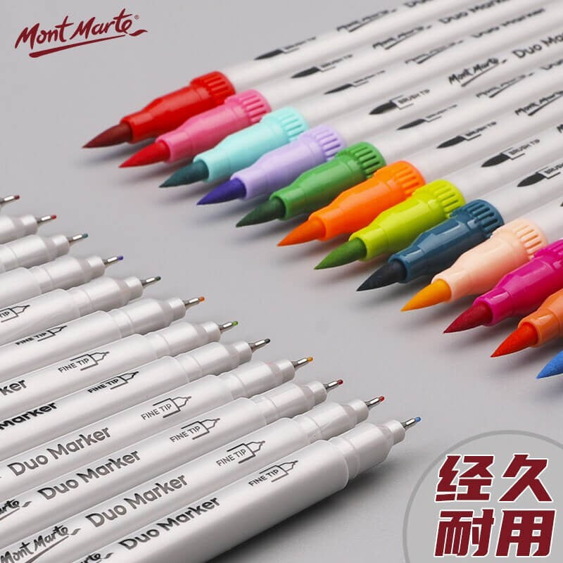 Mont Marte Signature Duo Markers Set Of 24