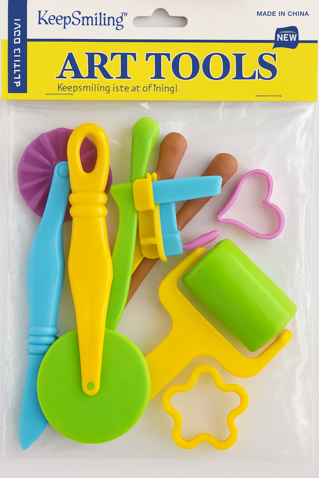 Clay Art Tools 11Pcs (Plastic) - Keep Smiling