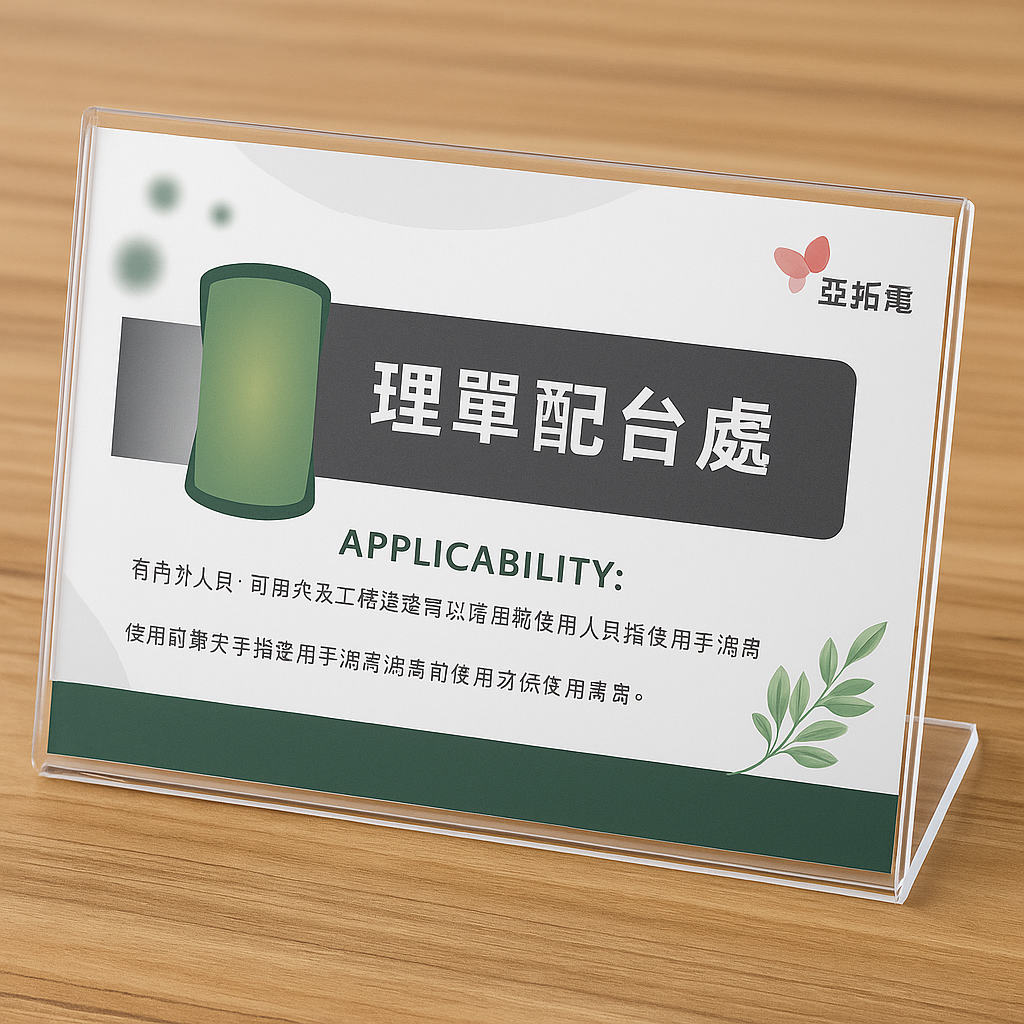 Nameplate # T-6001 landscape