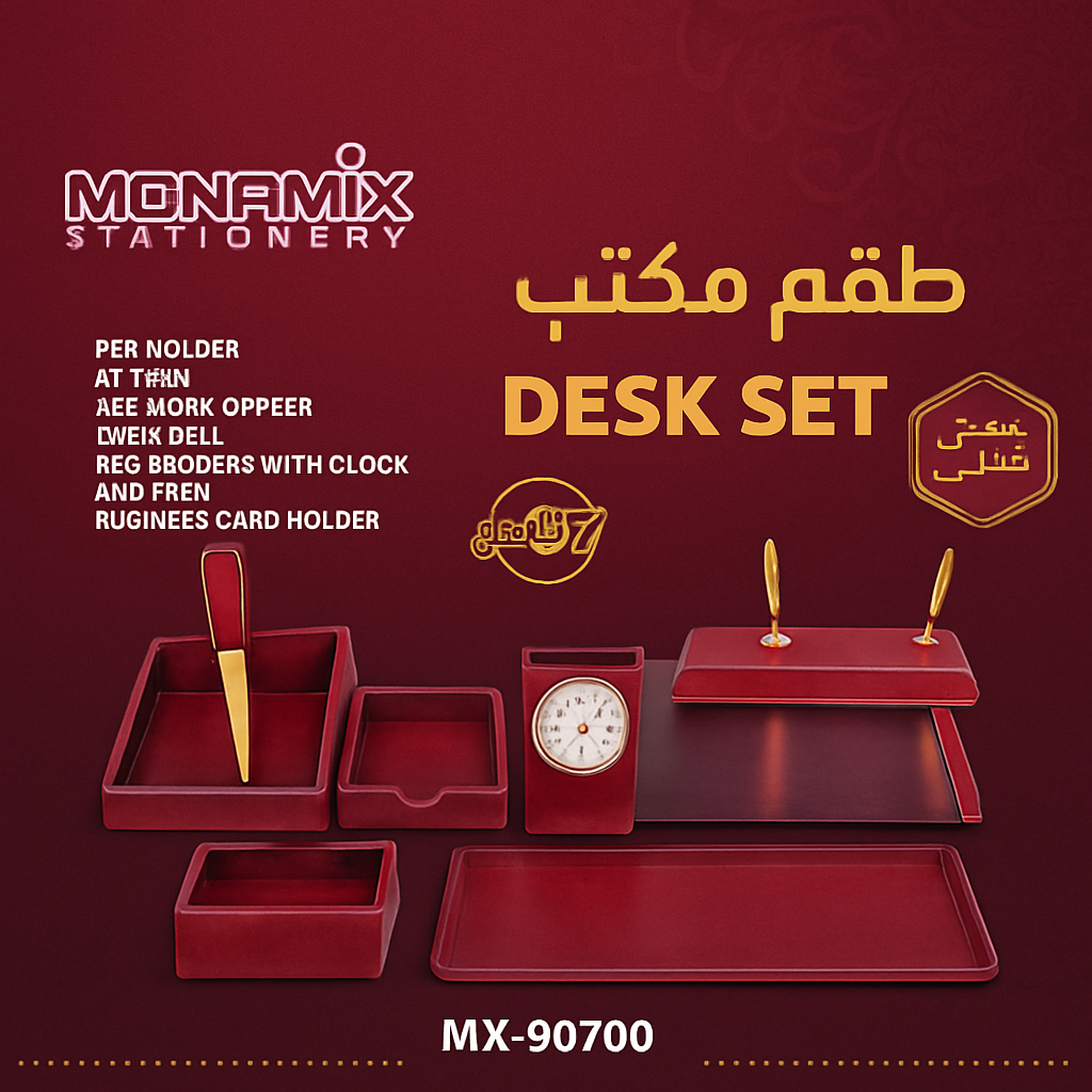 Table Set Wooden #XL658 - (Mahroon) -