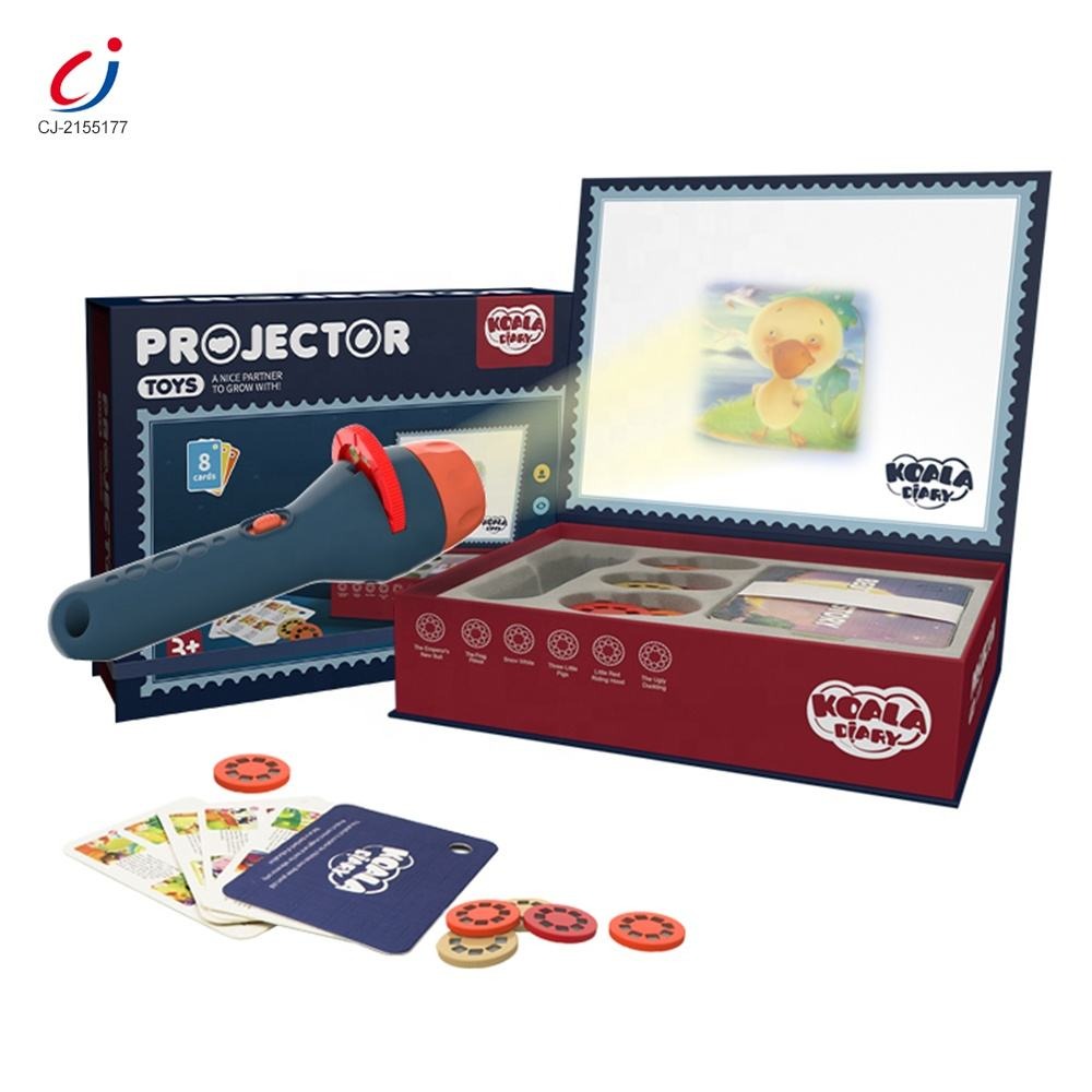 Kids Story Projection Flashlight Toy – Koala Diary Projector Torch with 8 Story Cards (Ages 3+) Limited Stock