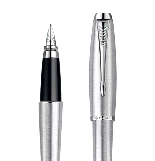 Parker Urban Classic Metro Metallic CT Fountain Pen S0850670 | Premium Stainless Steel Luxury Writing Pen
