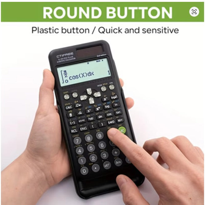 Calculator Scientific Full Function 991ES Plus | 417 Functions | Dual Power (Solar + Battery)