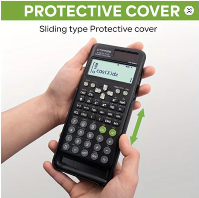 Calculator Scientific Full Function 991ES Plus | 417 Functions | Dual Power (Solar + Battery)