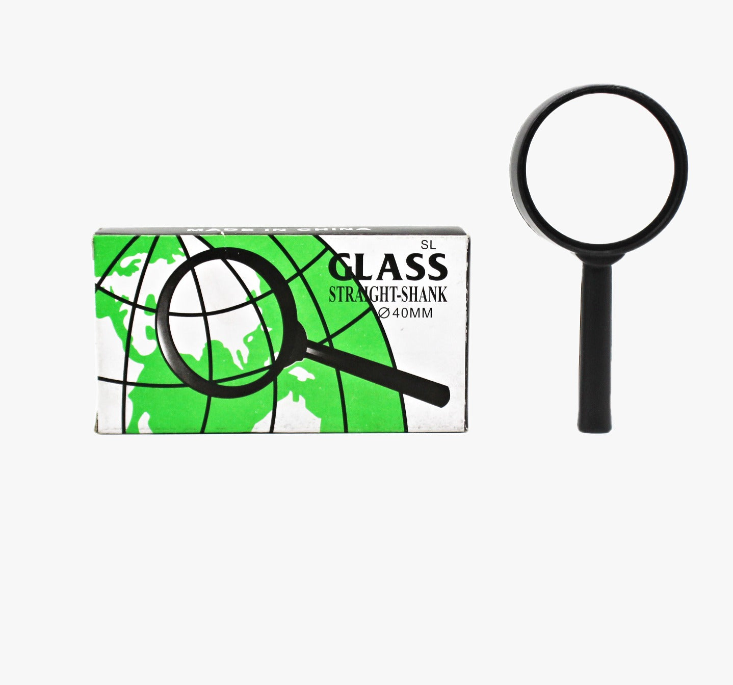 Magnifying Glass with Green Box – Black | 40mm to 100mm