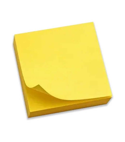 Yellow Sticky Notes – Self-Adhesive Memo Pads in Multiple Sizes