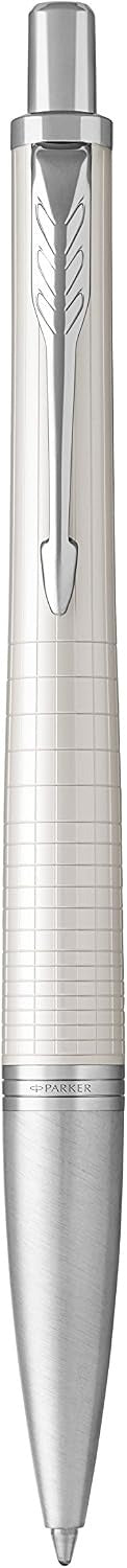 Parker Urban Ballpoint Pen, Premium Pearl Metal Chiselled