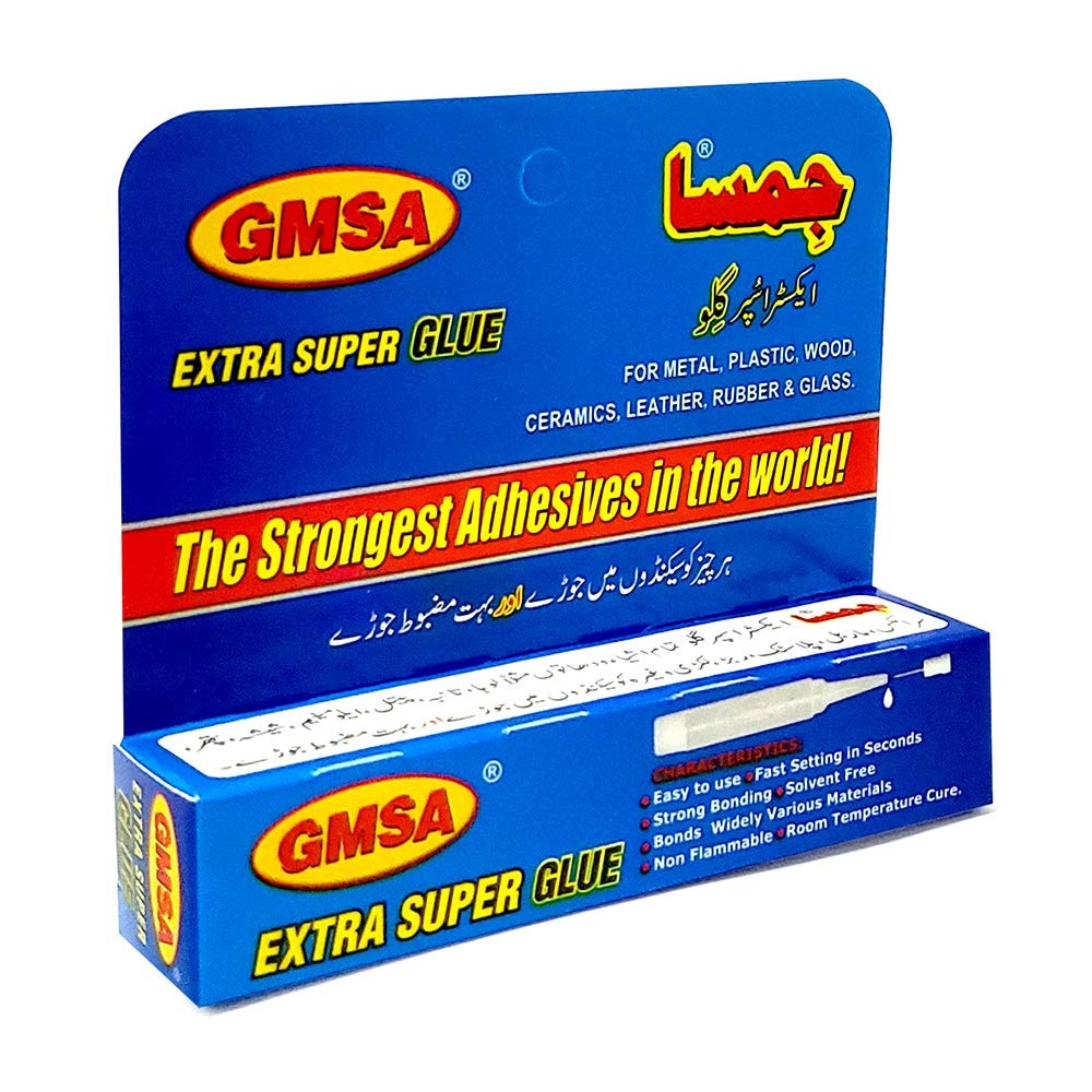 GMSA Elfy Super Glue 2g, 20g & 50g – Extra Strong Adhesive