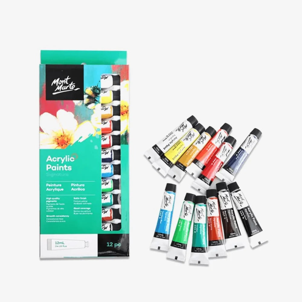 Mont Marte Acrylic Colour Paint Signature 12ml
