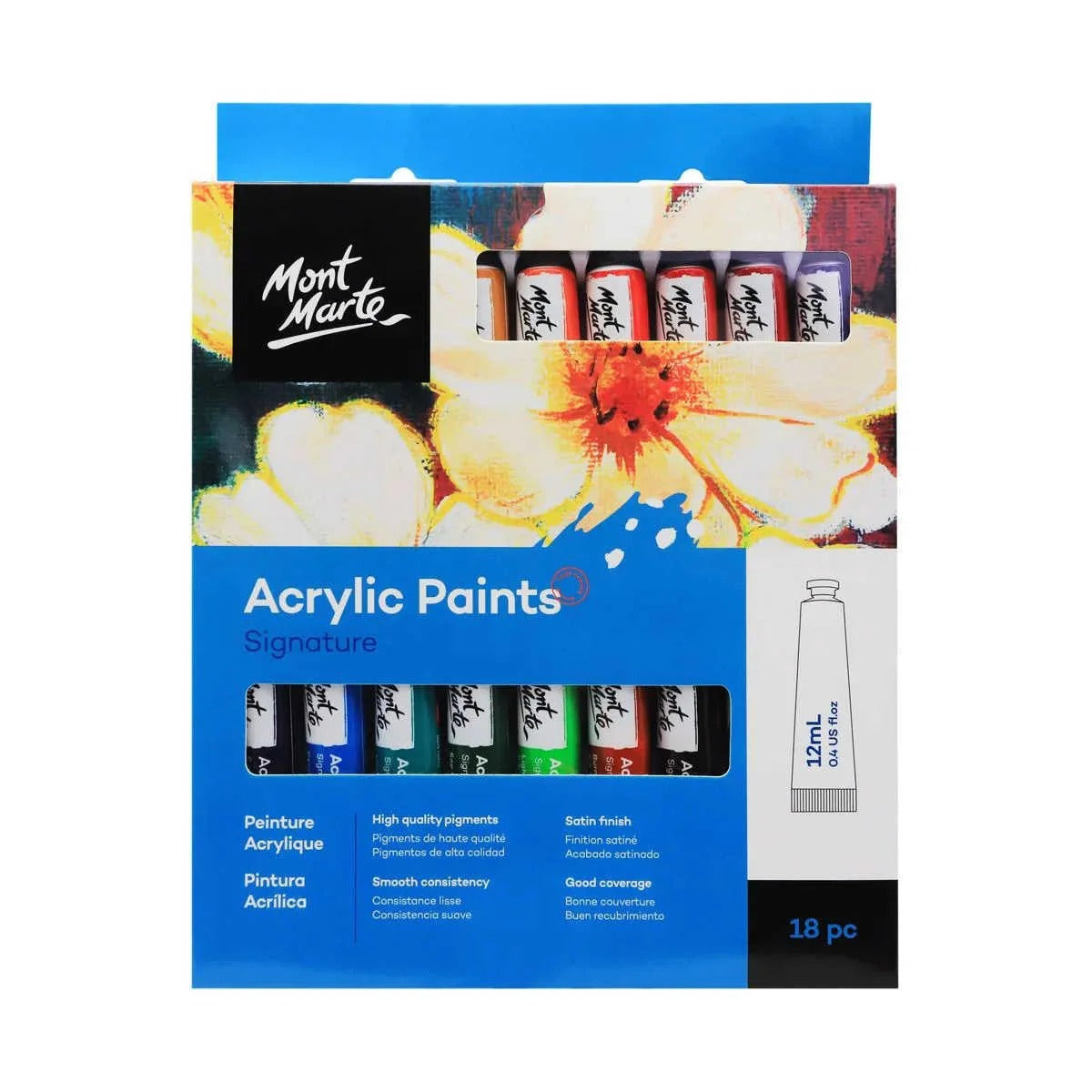 Mont Marte Acrylic Colour Paint Signature 12ml