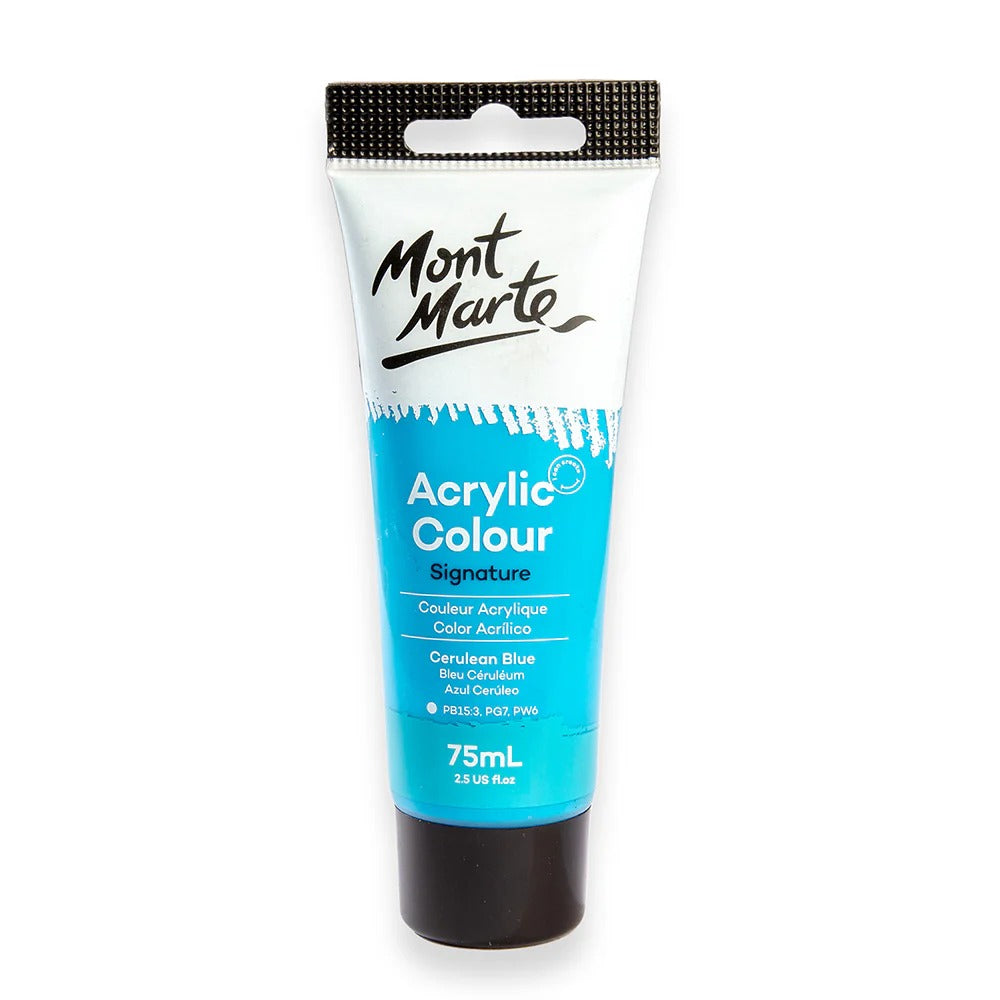 Mont Marte Acrylic Colour Paint Tube 75ml (1PC)