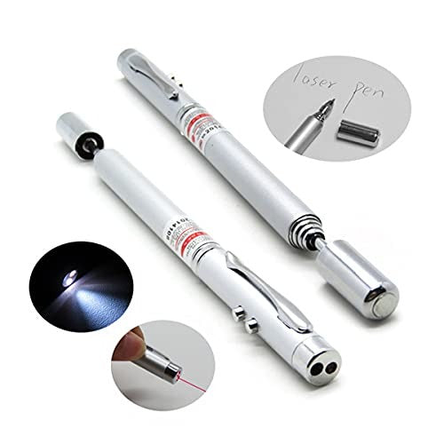 5 in 1 Multipurpose Antenna Pen with Torch, Laser, Pointer, Magnet, and Pen (Pack of 1)
