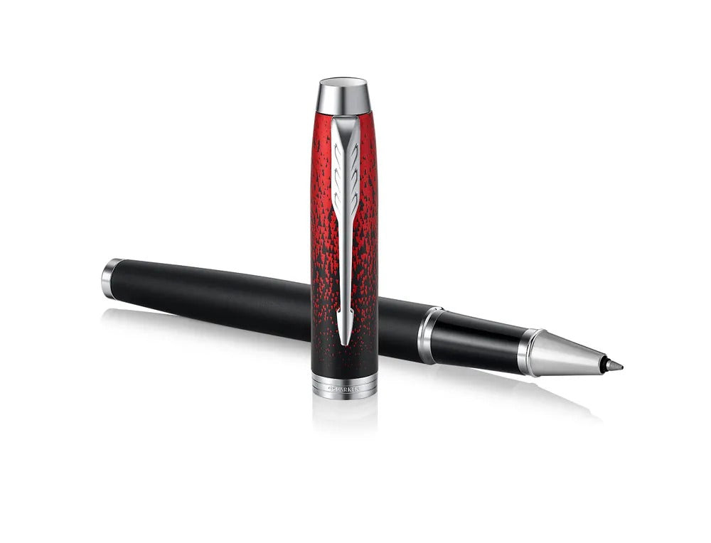 Parker IM Special Edition Red Ignite & Royal Blue Rollerball Pen – Premium Writing Pen