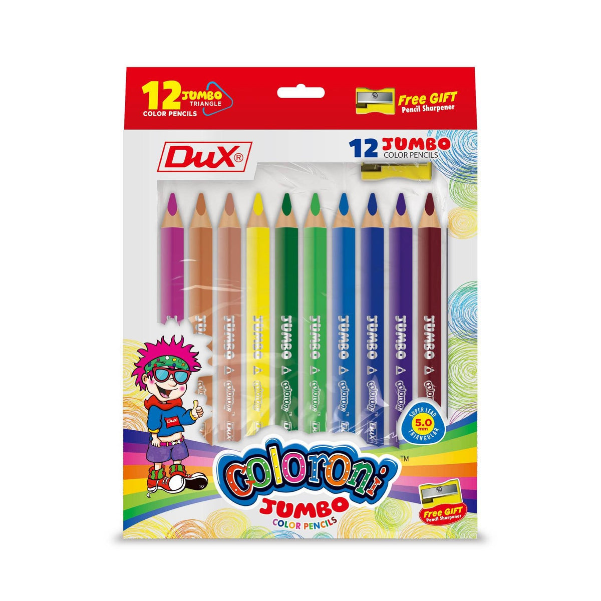 Dux Coloroni 12 Jumbo Color Pencil (712)
