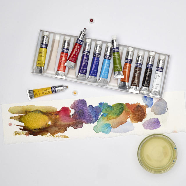 Winsor & Newton Cotman Watercolour Assorted Colours Tube 8ml Set of 12