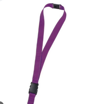 ID Card Ribbon Lanyard with Plasti Clip 10PCS– Multiple Colours