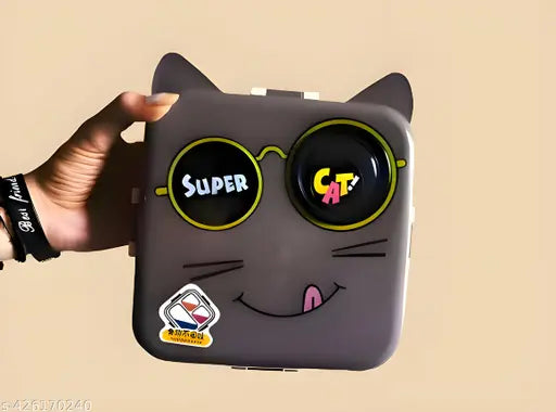 Cat Eye Stainless Steel Lunch Box