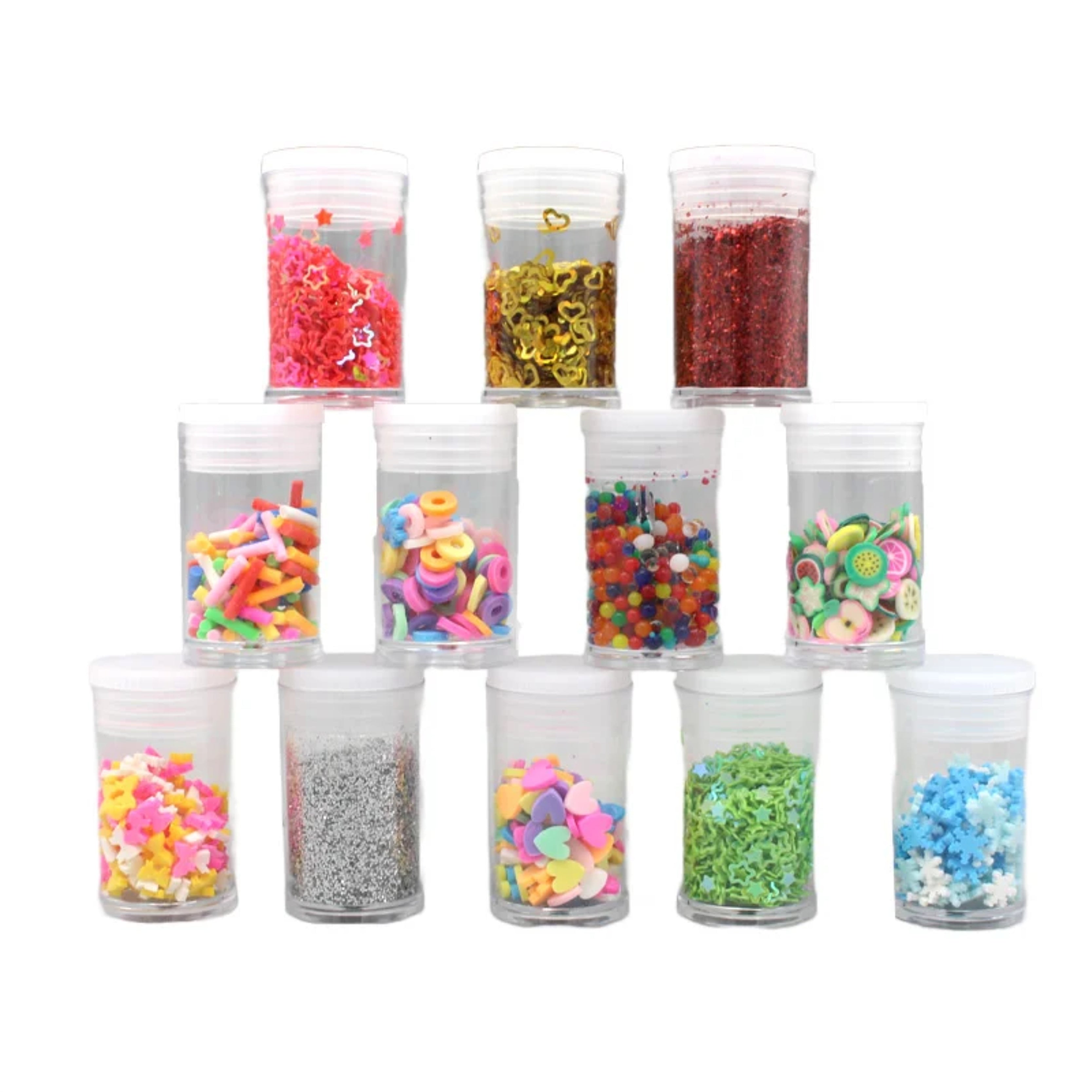 Confetti Multicolour (12Pcs) Set - (Different Shapes)
