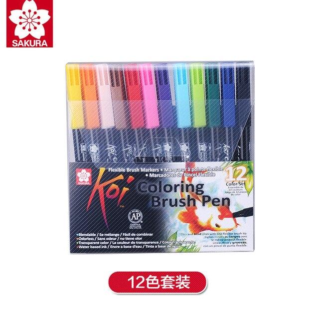 Buy Now Sakura Koi Coloring Brush Pen Marker Set