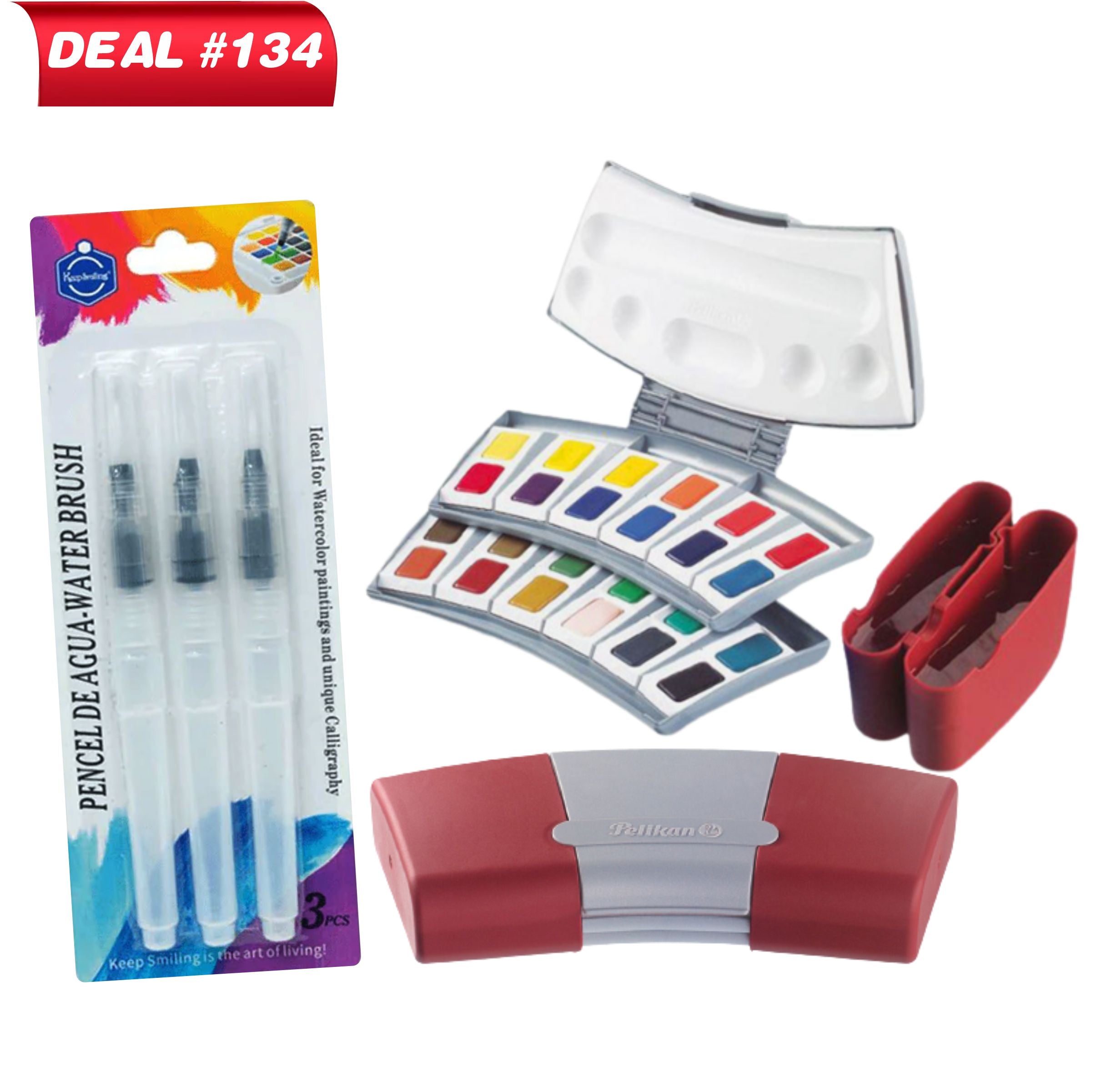 Watercolor Painting Kit For Artist, Deal No.134