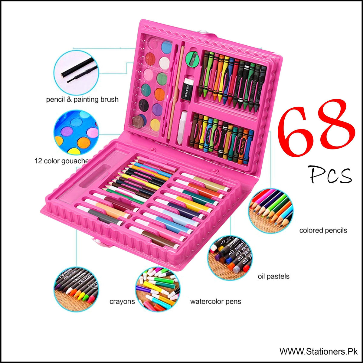 Buy now kids art coloring kit 