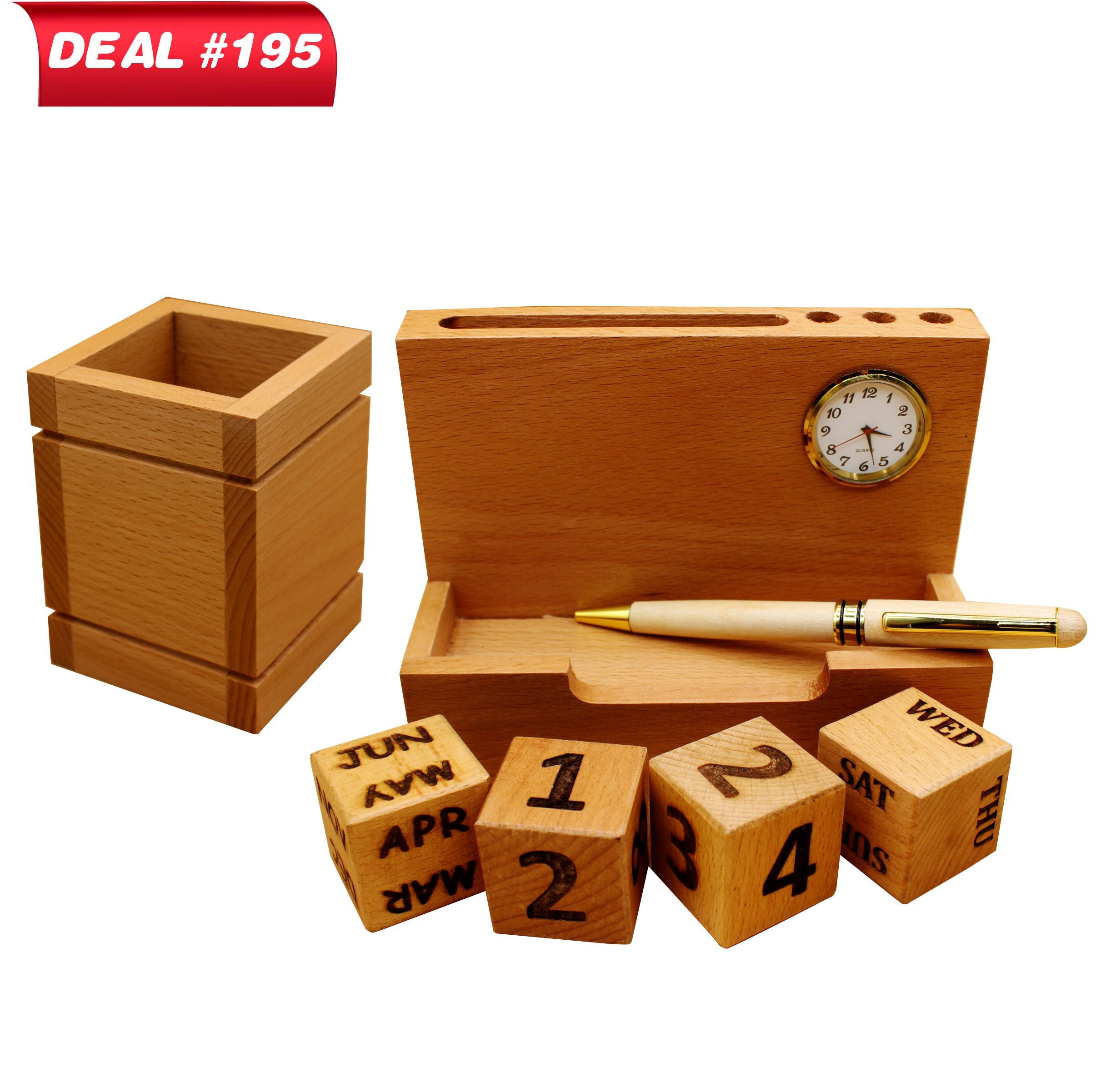Office Wooden Desk Accessories, Deal No.195