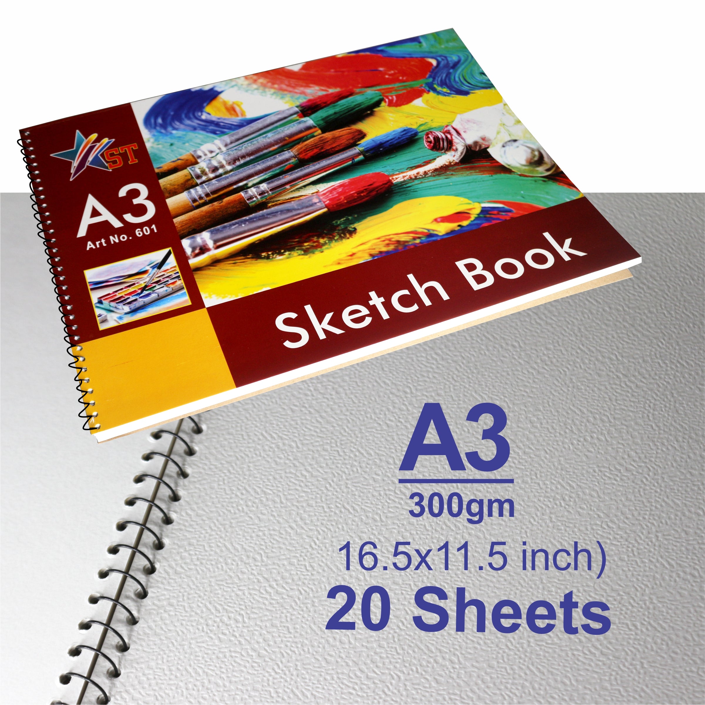 Sensa Sketchbook A3 20 Sheets  No.601