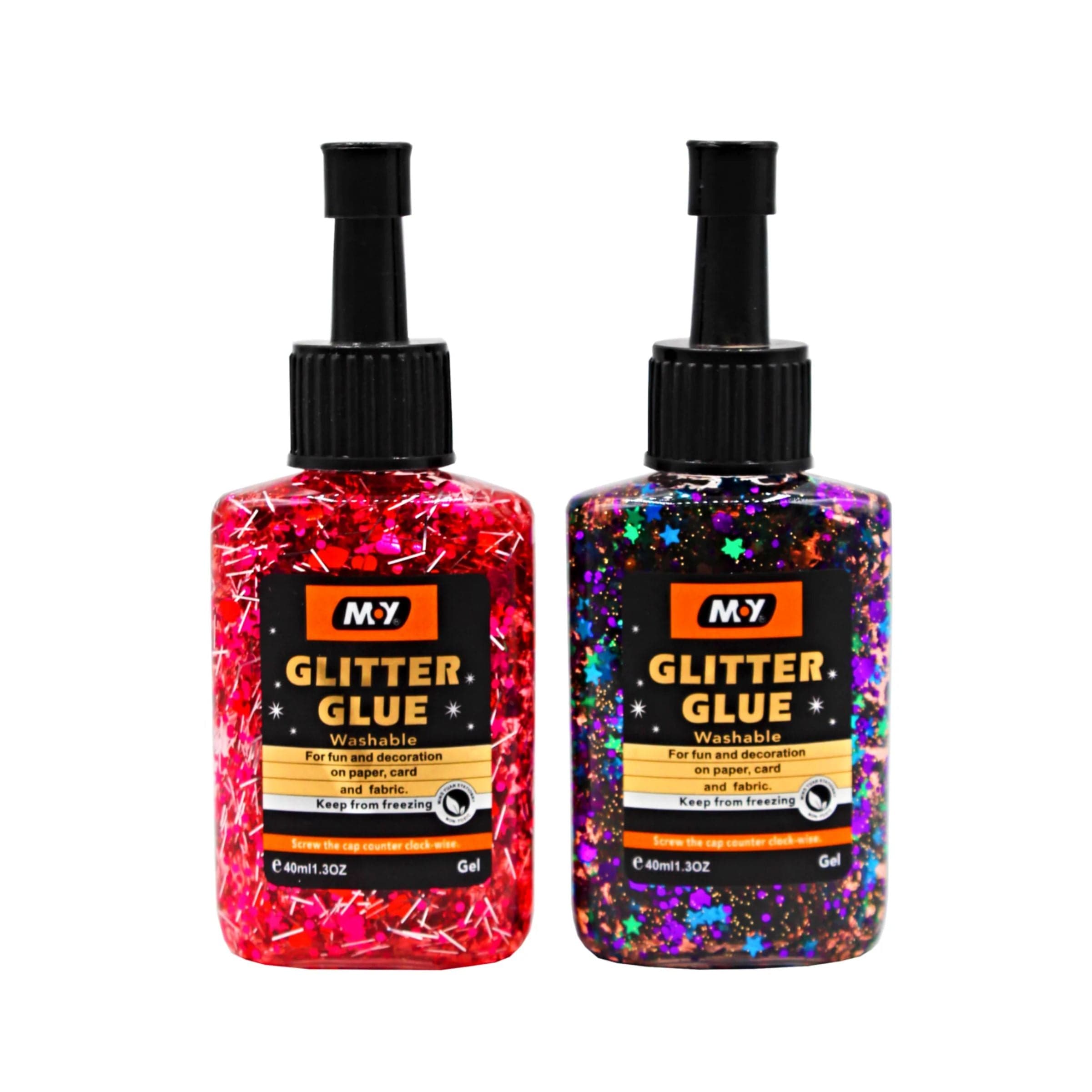 Moy Glitter Glue 40ml Pack of 2
