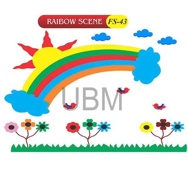 Rainbow Scene Fs-43 Coloured