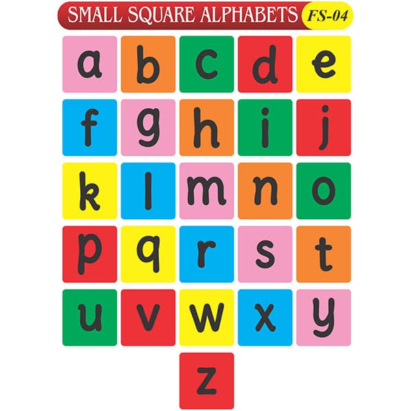 Kids Learning Educational Foam Wall Small Square Alphabets