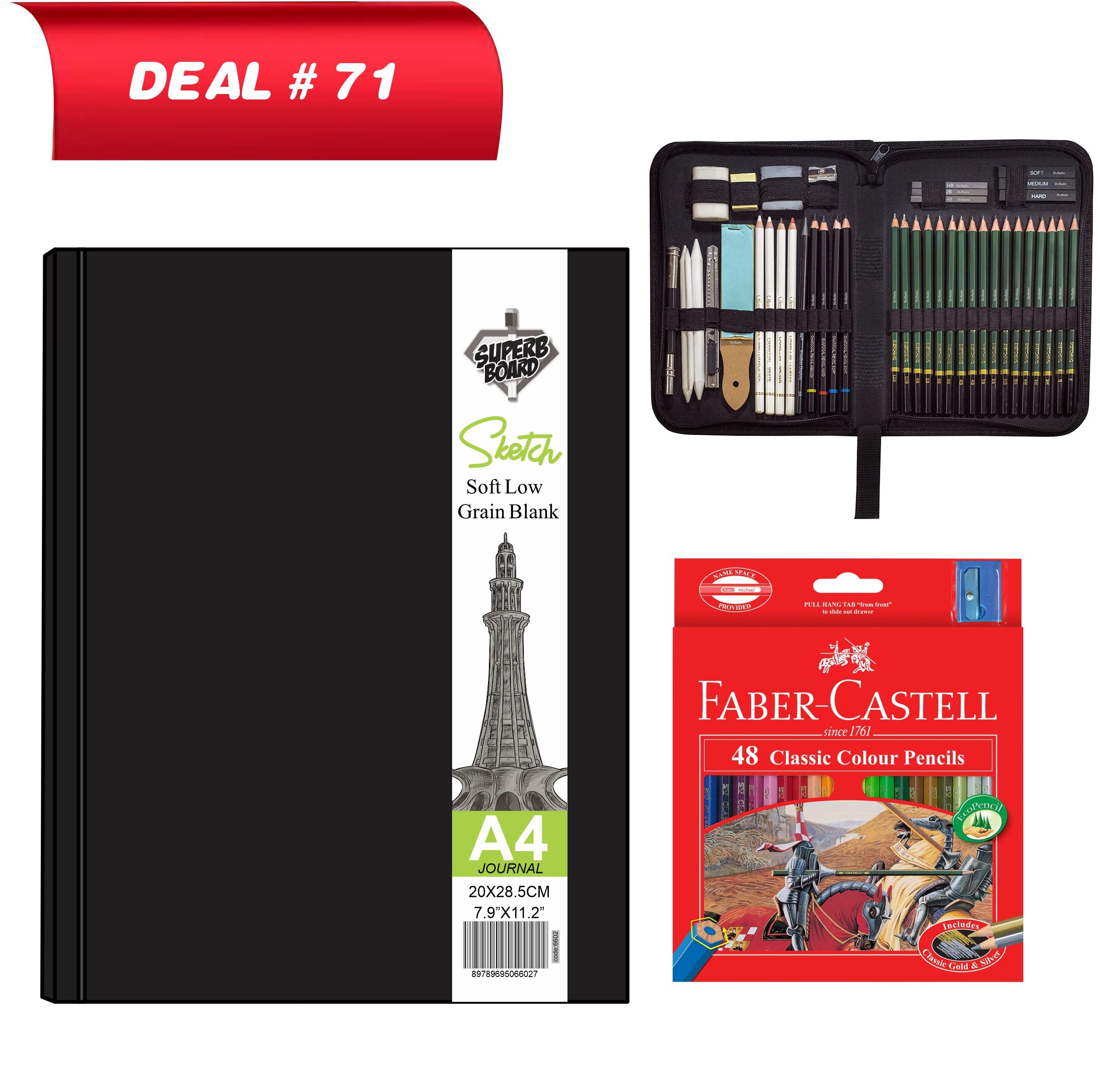 Buy Now Sketching Kit For Artist, Deal No.71
