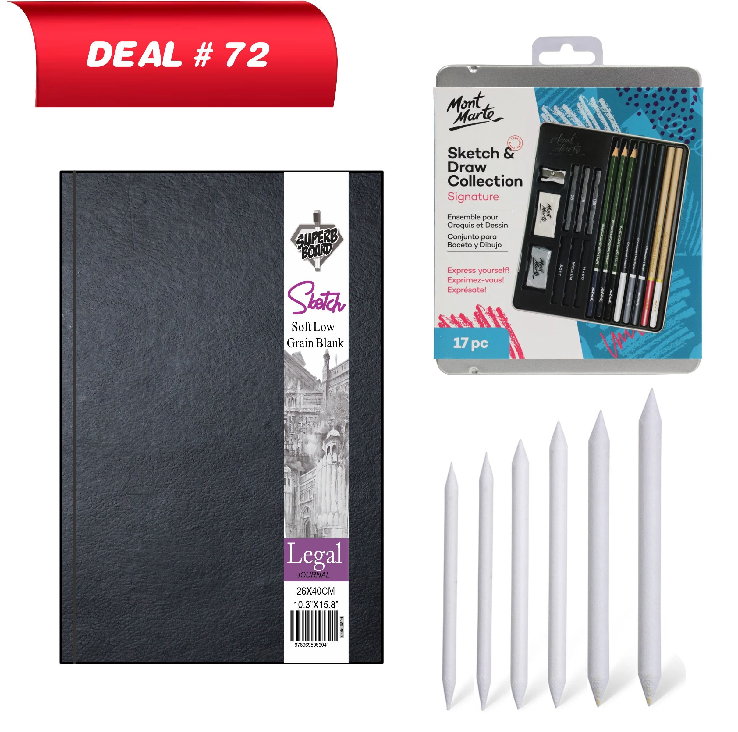 Sketching Kit For Professional Artist, Deal No.72