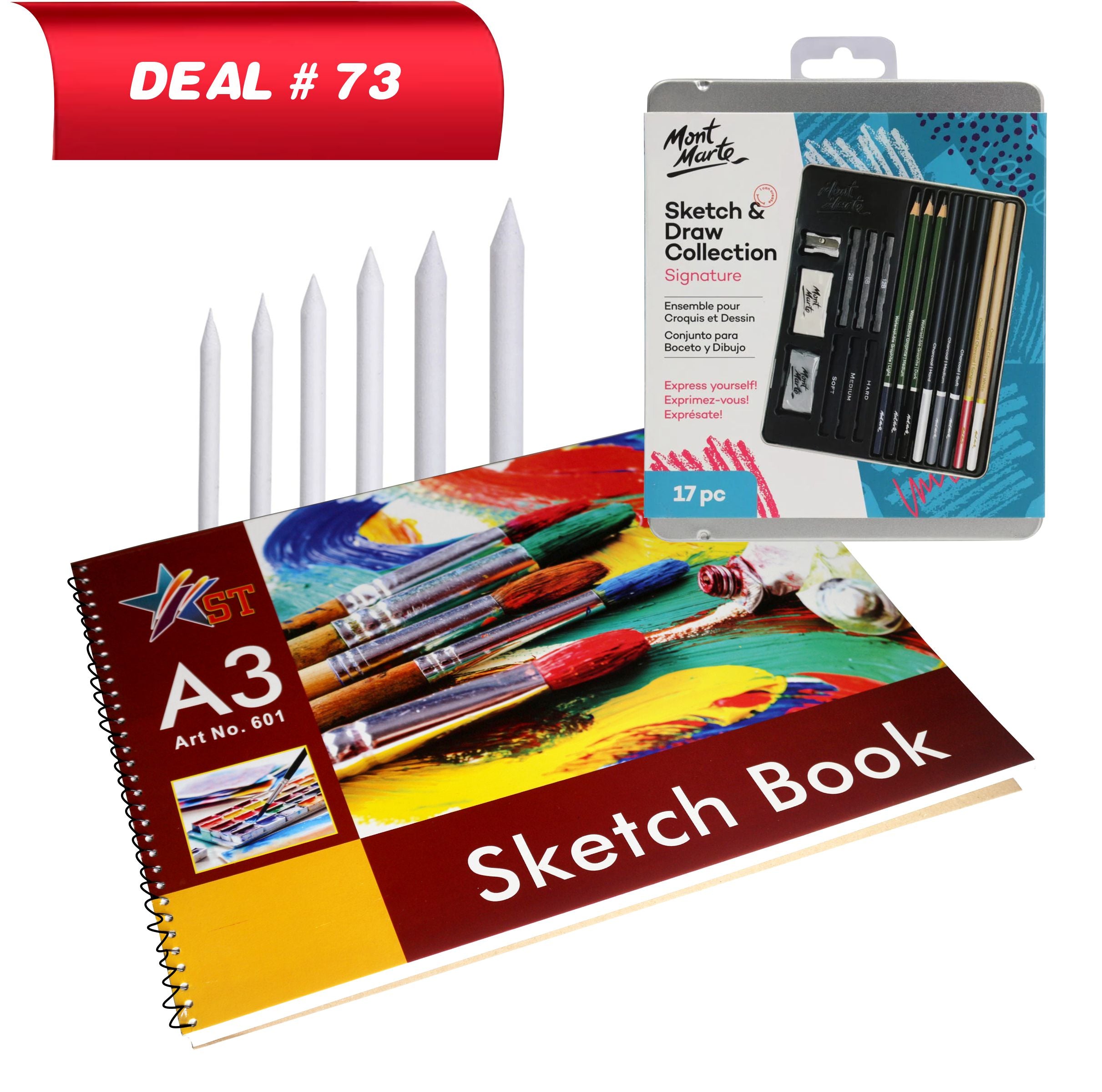 Sketching Kit For Artist, Deal No.73