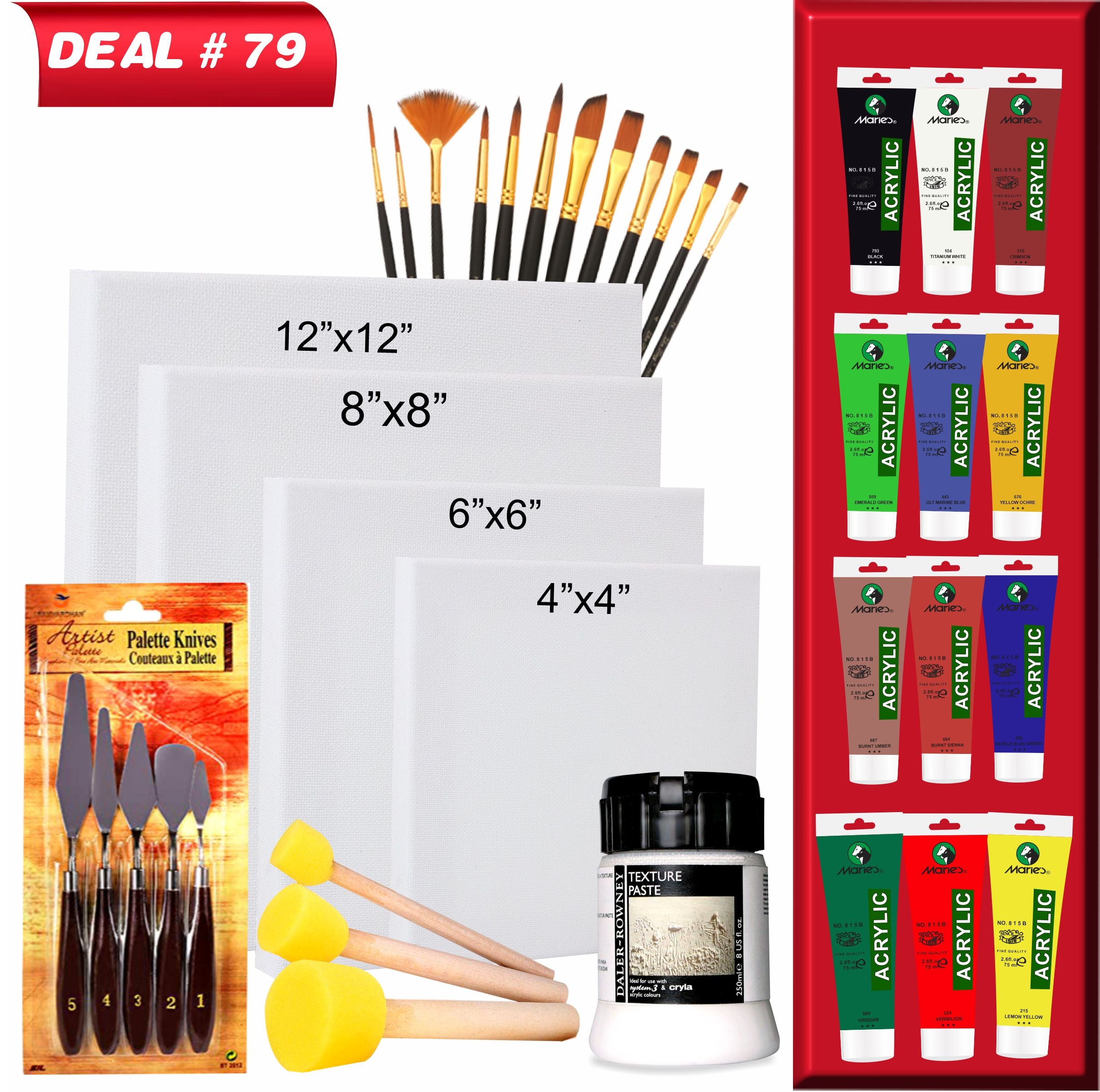 Professional Acrylic Deal For Artist's, Deal No.79