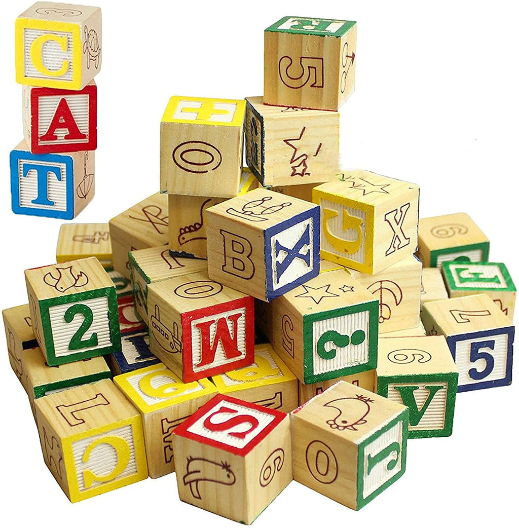 Abc's Blocks Buy Now Wooden Toy Abc Blocks 27pcs
