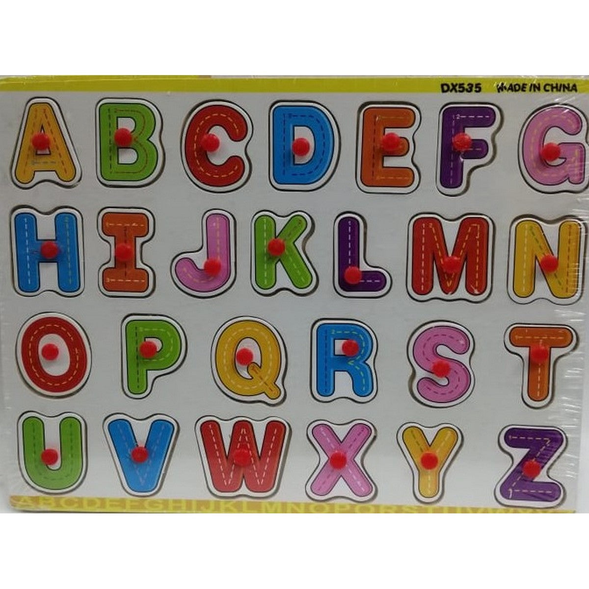Wooden Alphabet ABC Plate For Kids