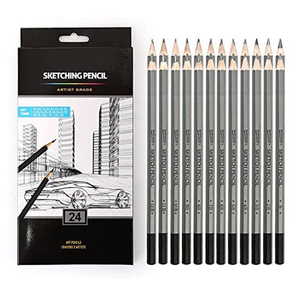 Worison Artist Sketching Pencil Pack 24
