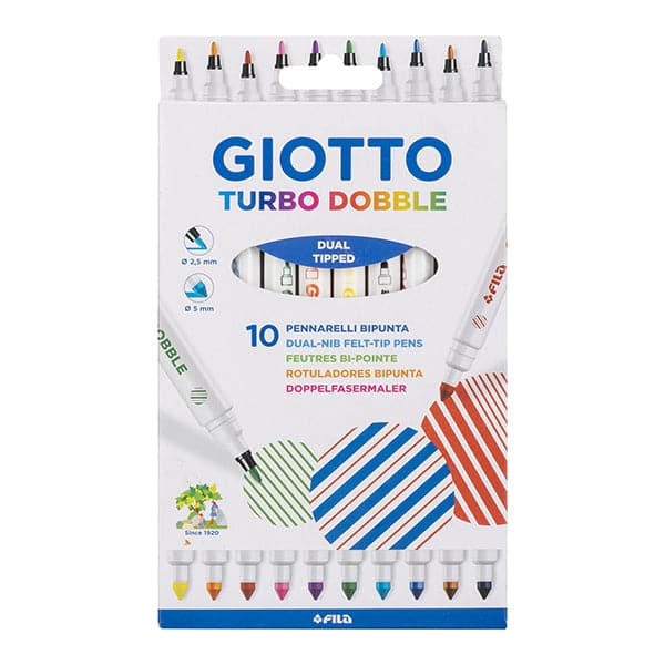 FILA Giotto Turbo Double Markers 10 pcs set