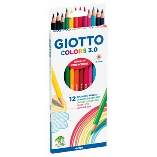 FILA Giotto color Pencils 3.0 set of 12 Pcs