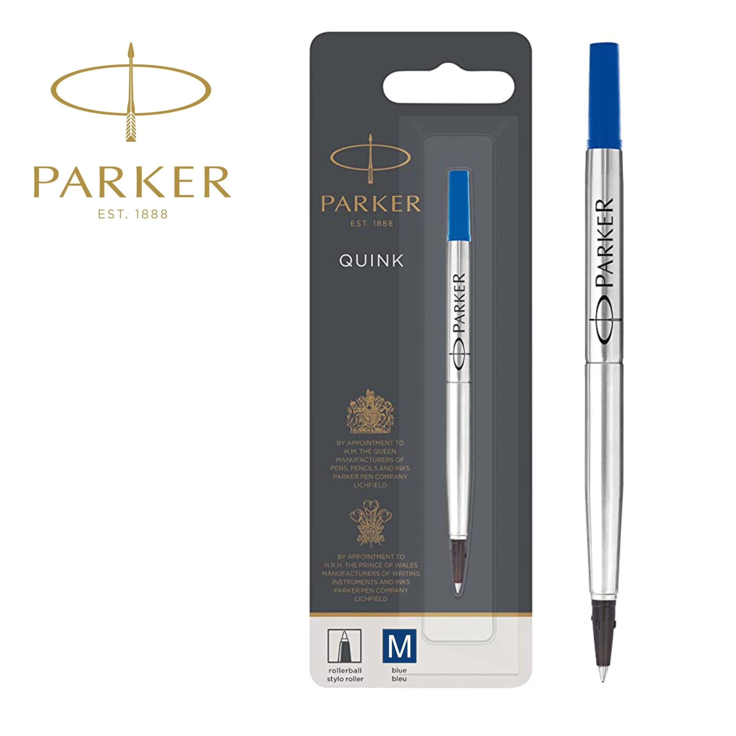 Parker Roller Ball Refill Blue Medium