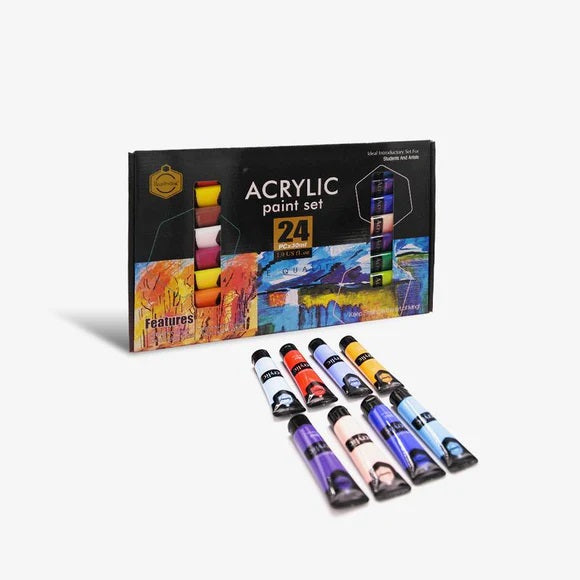 Keep Smiling Acrylic Paints 30ml Pack of 24