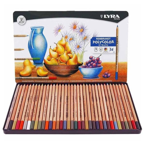 Lyra Polycolor Pastel Pencil Tin Box