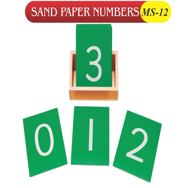 Ms-12 Sand Paper Numbers (0 To 9)
