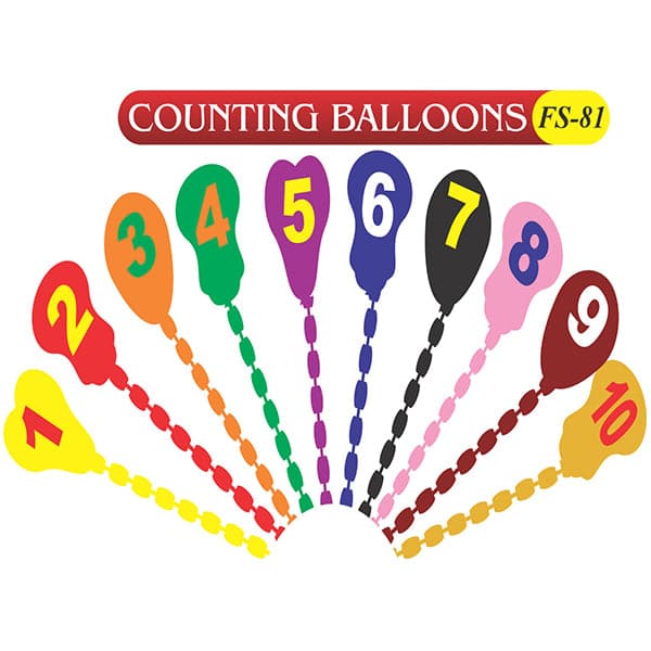 Counting Balloons (1to10) Fs-81
