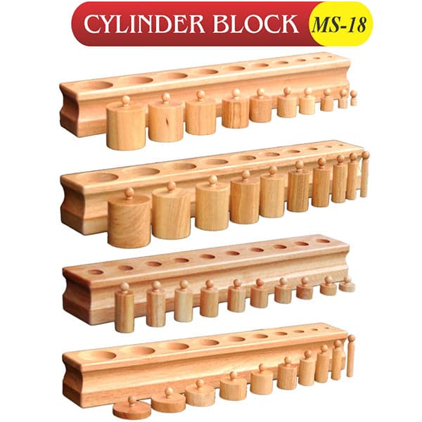 Cylinder Blocks Wooden Ms-18