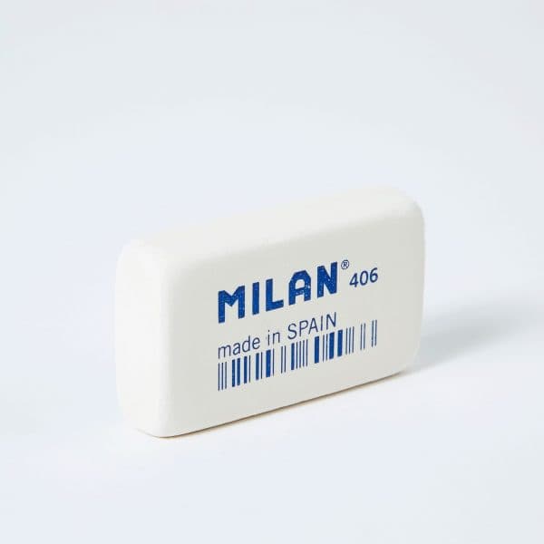 Milan Large Synthetic Eraser 406 Single Piece